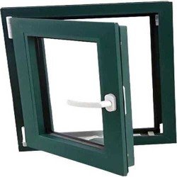 Glasfiber Sidohängt Fönster